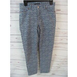 Lucky Brand Zoe Skinny Stretch Jeans Floral Pattern Women's / Girls Size 28 x 26